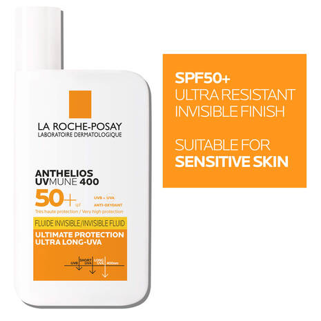 La Roche-Posay Anthelios UVMune400 Invisible Fluid SPF50+ 50ml