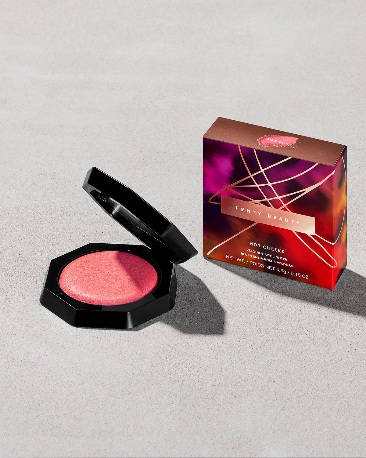 Hot Cheeks Velor Blushlighter — Bak'd Peach