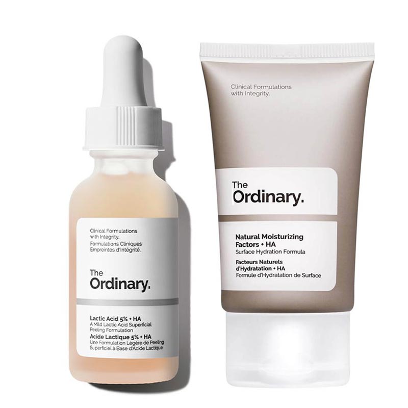 Duo Hydratant : Facteurs Naturels d’Hydratation + Acide Lactique – The Ordinary