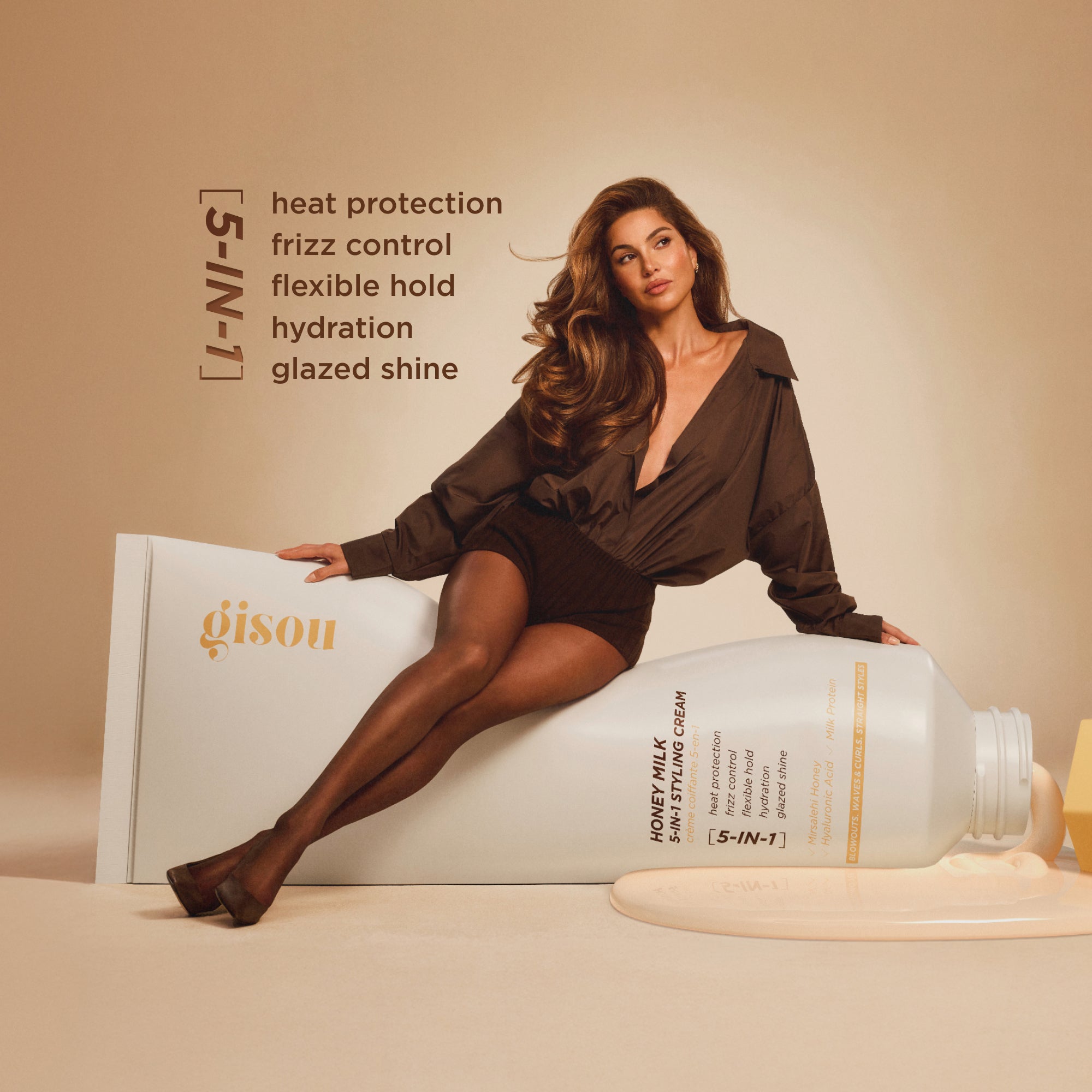 Honey Infused 5-in-1 Styling Cream de Gisou : la nouveauté capillaire indispensable pour la rentrée 2025