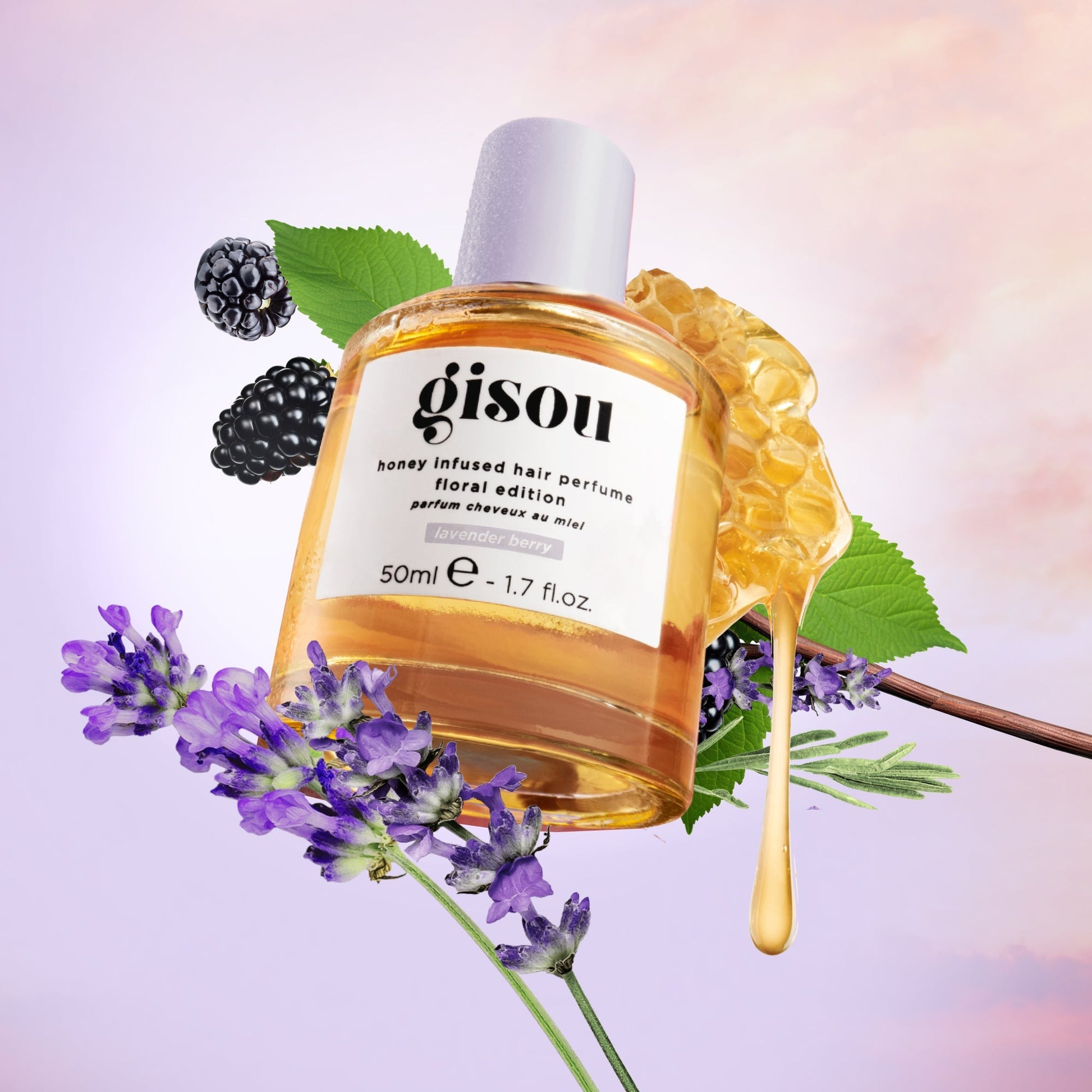 Honey Infused Hair Perfume Lavender Berry