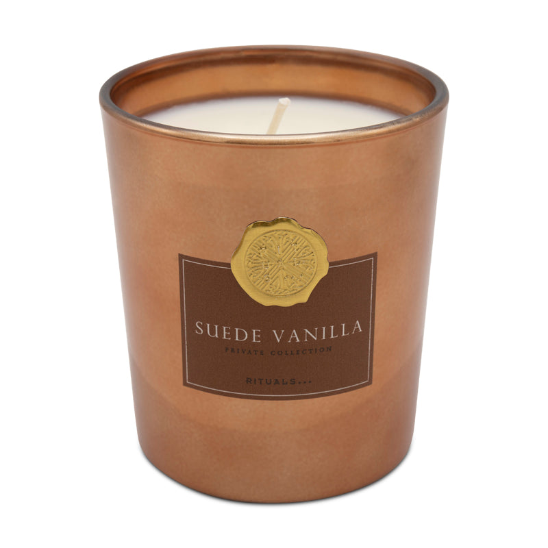 Rituals Suede Vanilla Scented Candle 360g Private Collection (Blemished Box)