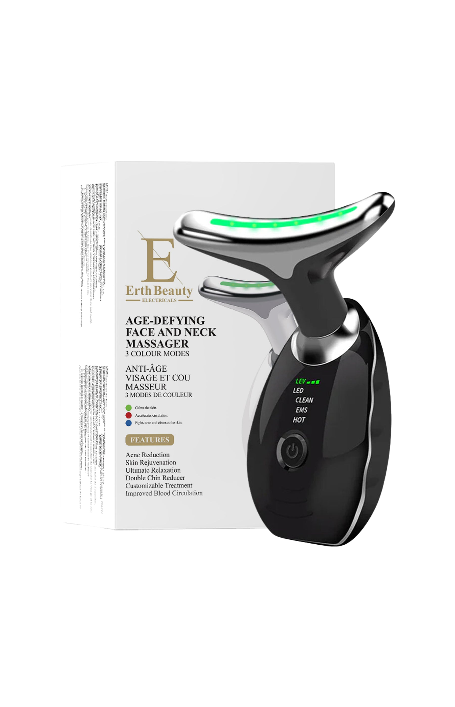 Anti-aging device - Face &amp; neck - Black