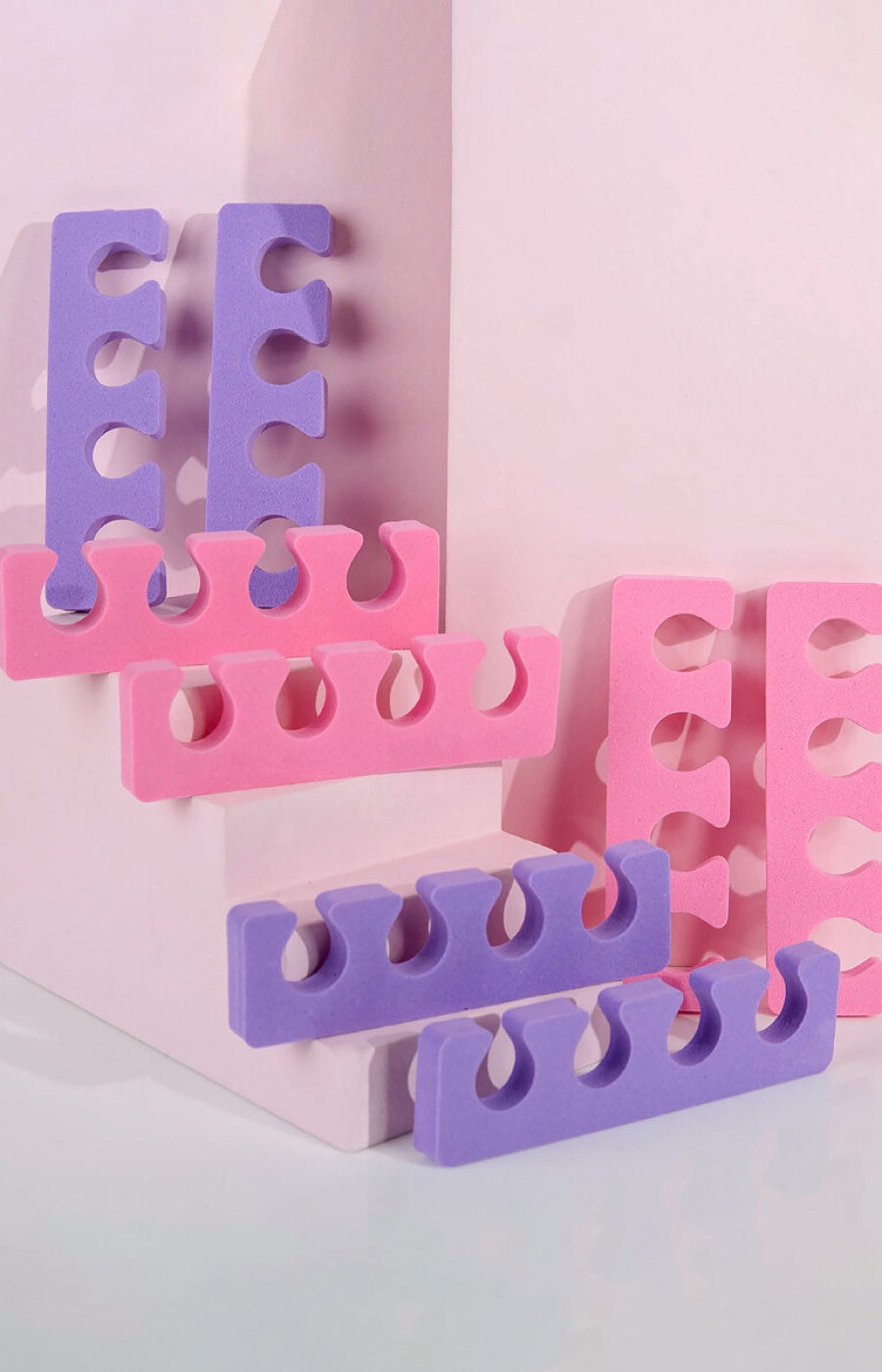 Toe Separators - Pink &amp; Purple - Body - 4 Pairs