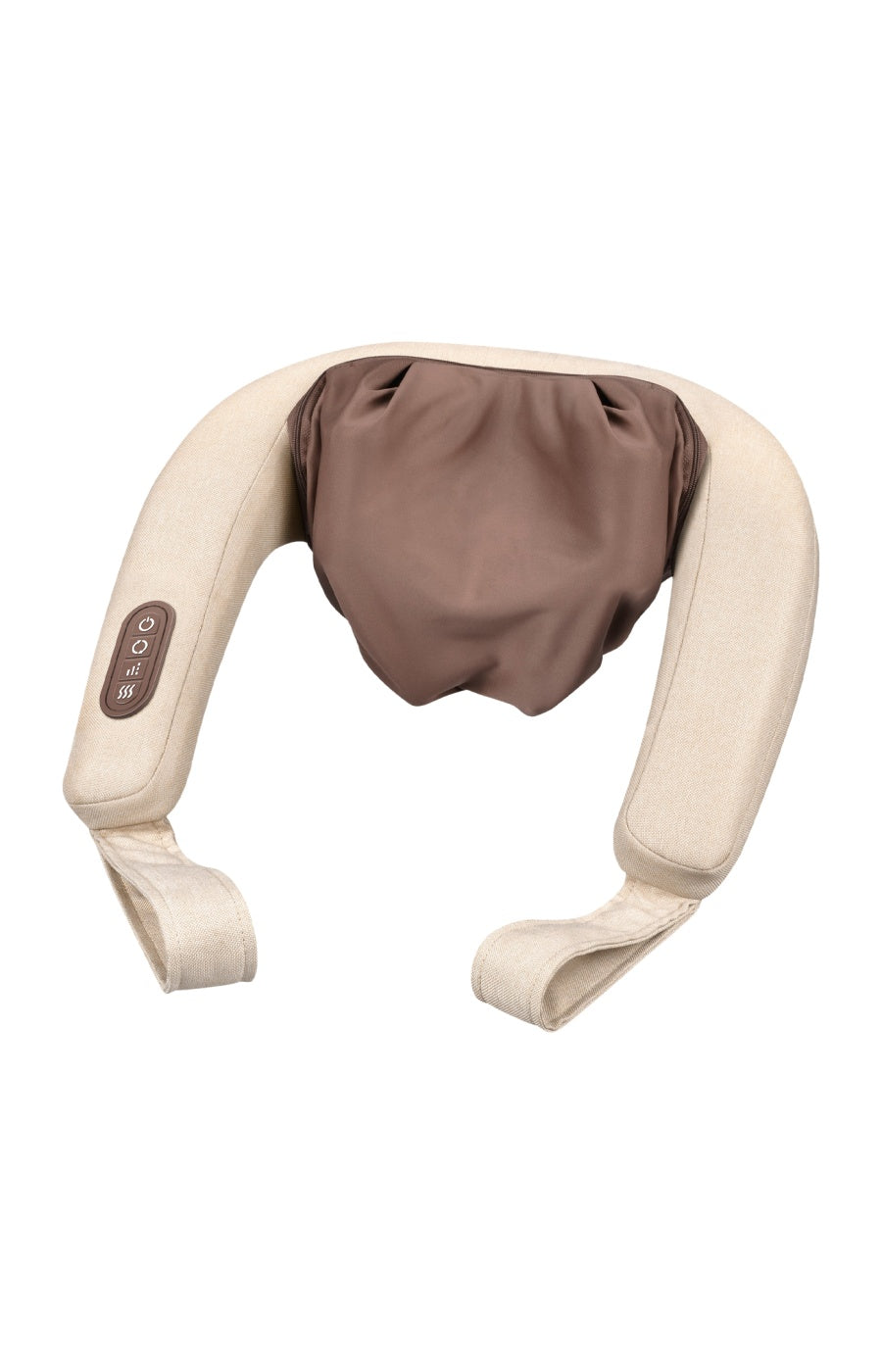 4D Neck Massager - Beige &amp; Brown