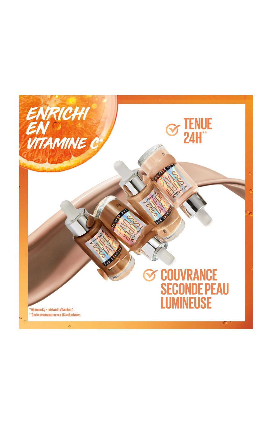 Liquid Foundation - Superstay 24h Vitamin C