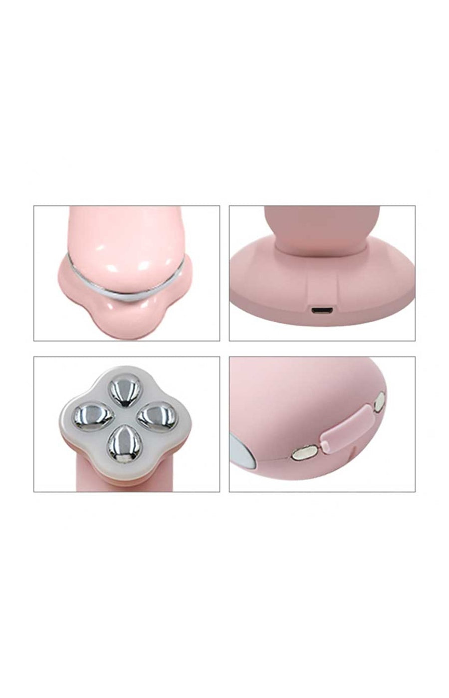 3-in-1 Massager - Vibration &amp; Colored Light - Face