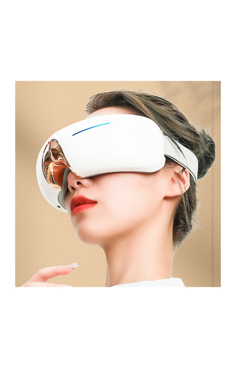Heated Eye Massager - 4 Modes - White