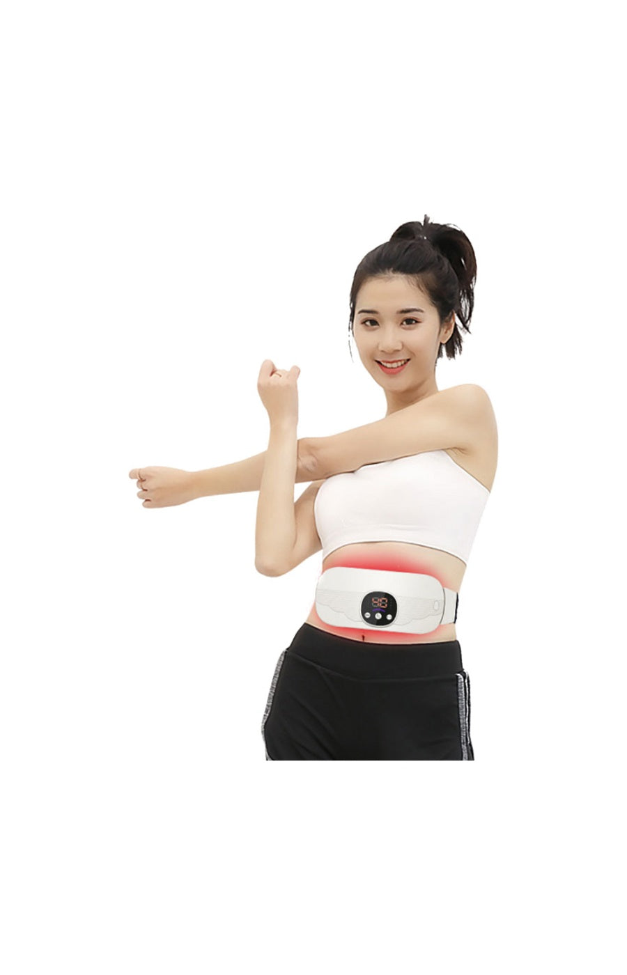 30W Massage Belt - Body - White