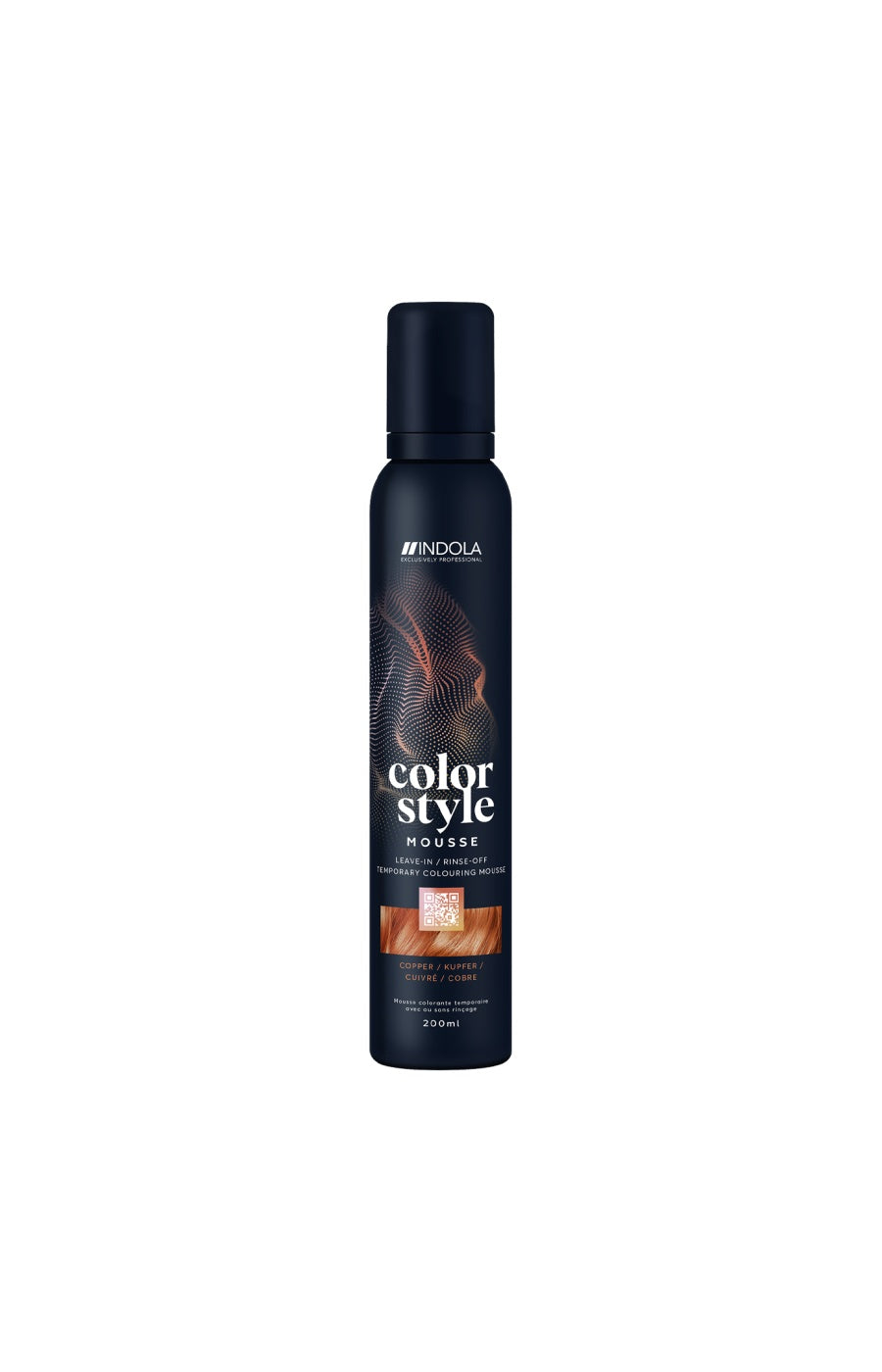 Mousse coiffante & colorante - Color Style - Cuivré - 200 ml