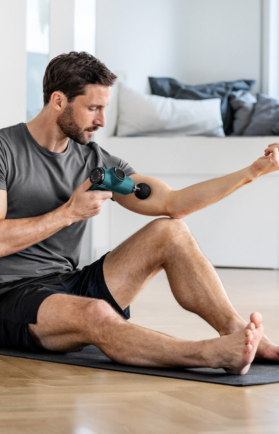 Compact Muscle Massage Gun - Blue