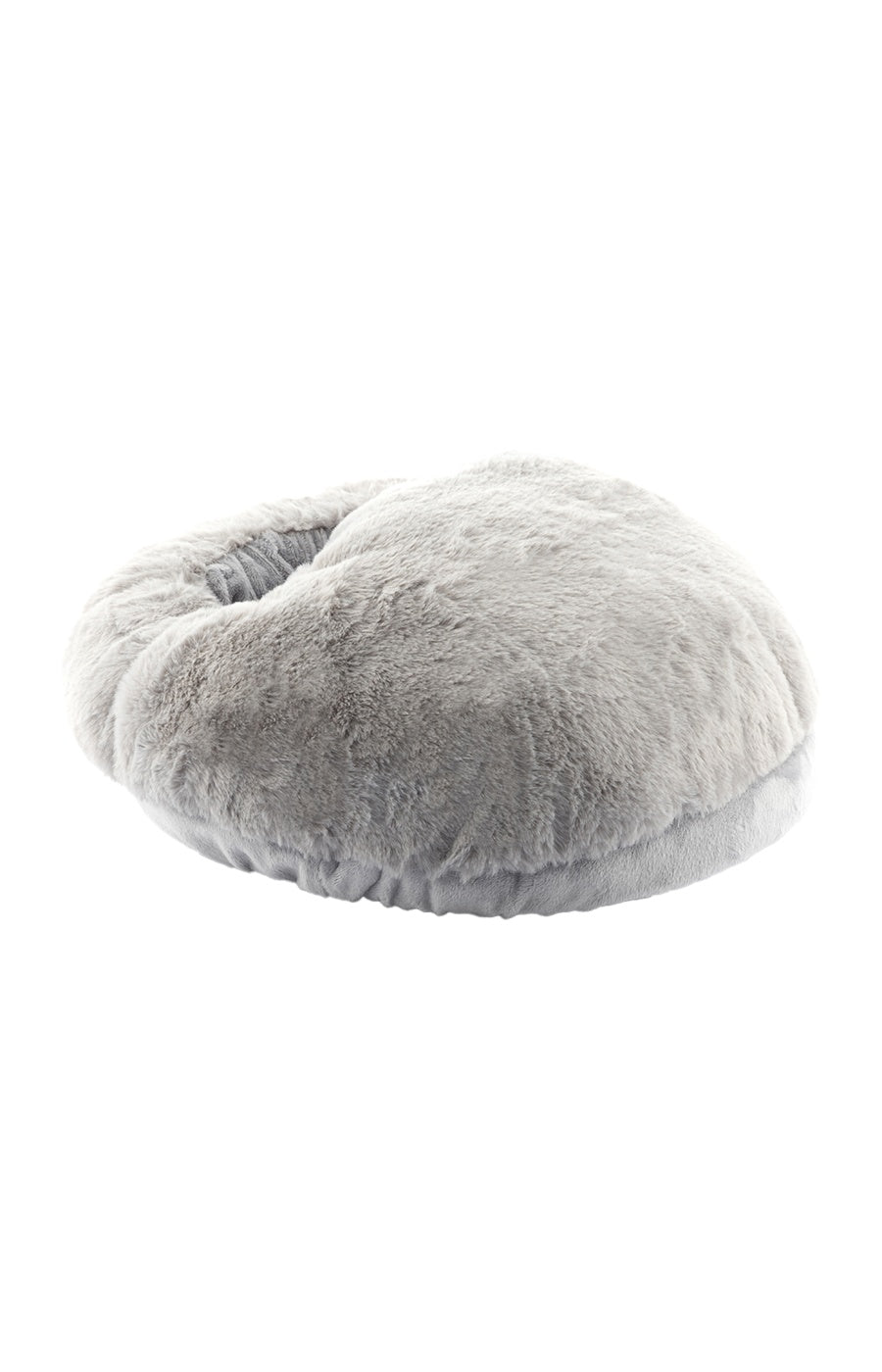 2-in-1 Electric Foot Warmer - Faux Fur