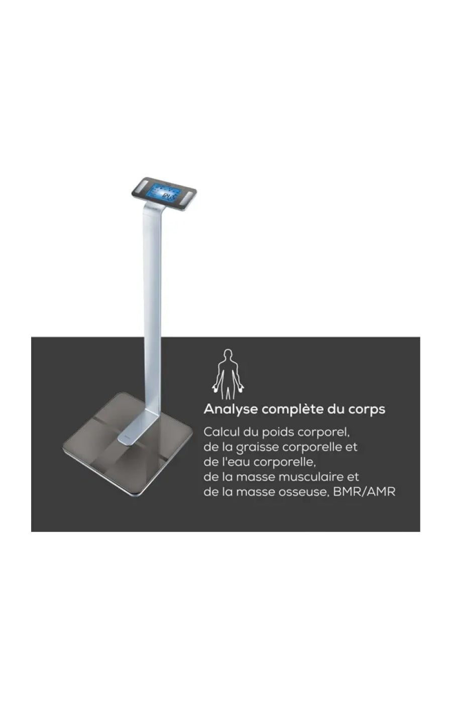Connected Impedance Meter - Weight, Fat, Water, Muscle &amp; Bone Mass