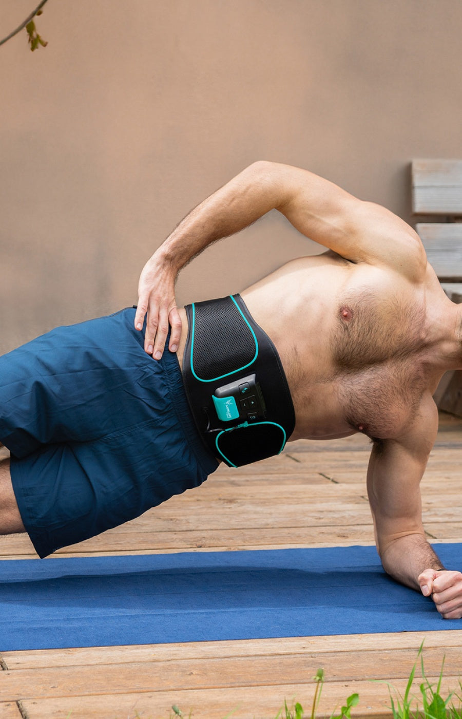 Corefit I Weight Training Belt - 4 Electrodes - Black