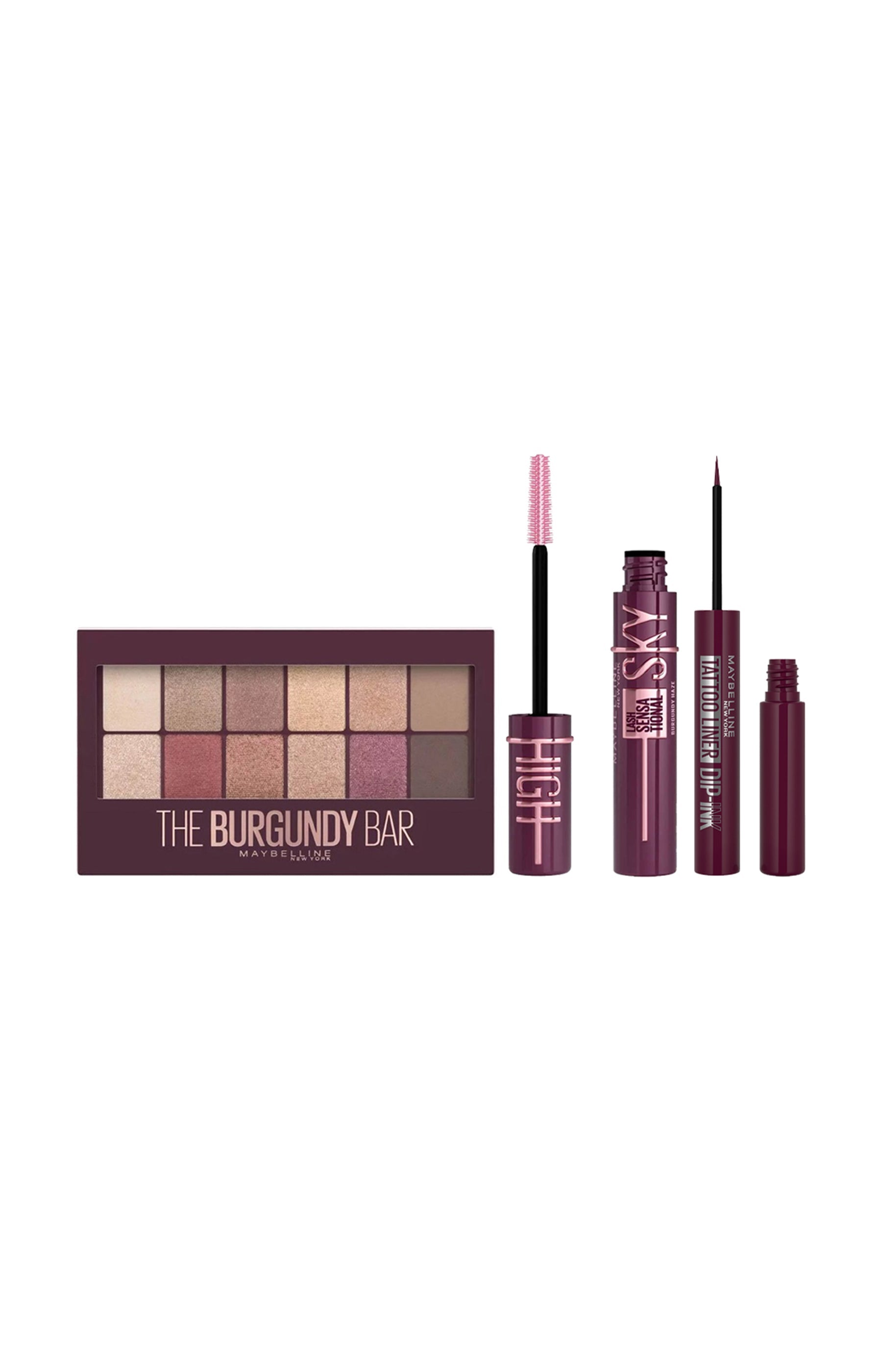 Burgundy Makeup Routine - Eyes - Burgundy