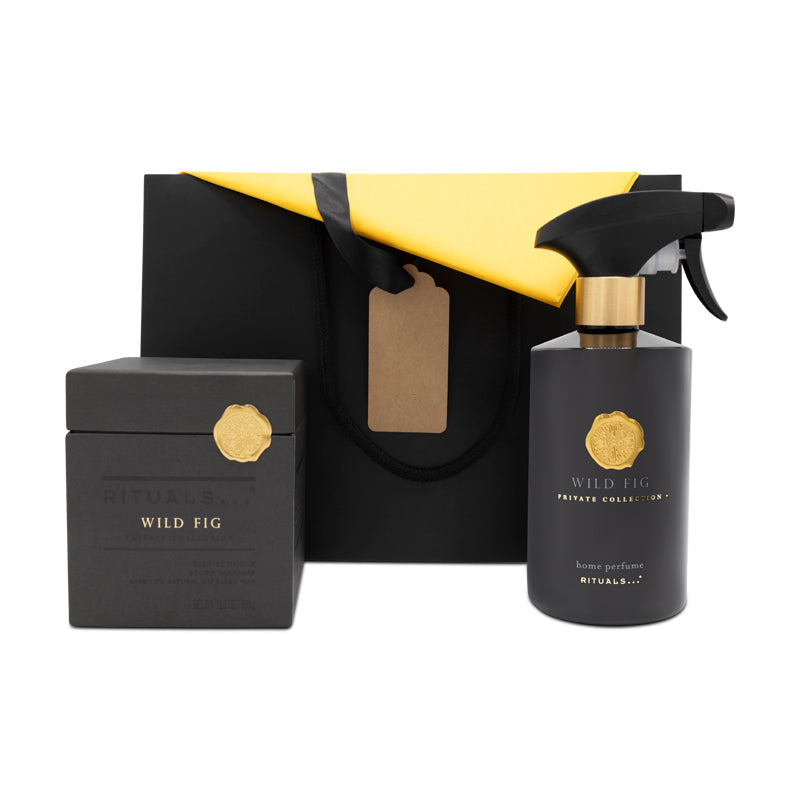 Rituals Wild Fig Private Collection Scented Candle 360g &amp; Room Spray 500ml Gift Set