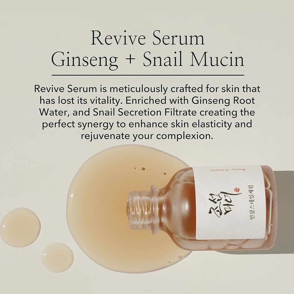 Revive Serum : Ginseng + Snail Mucin 30ml