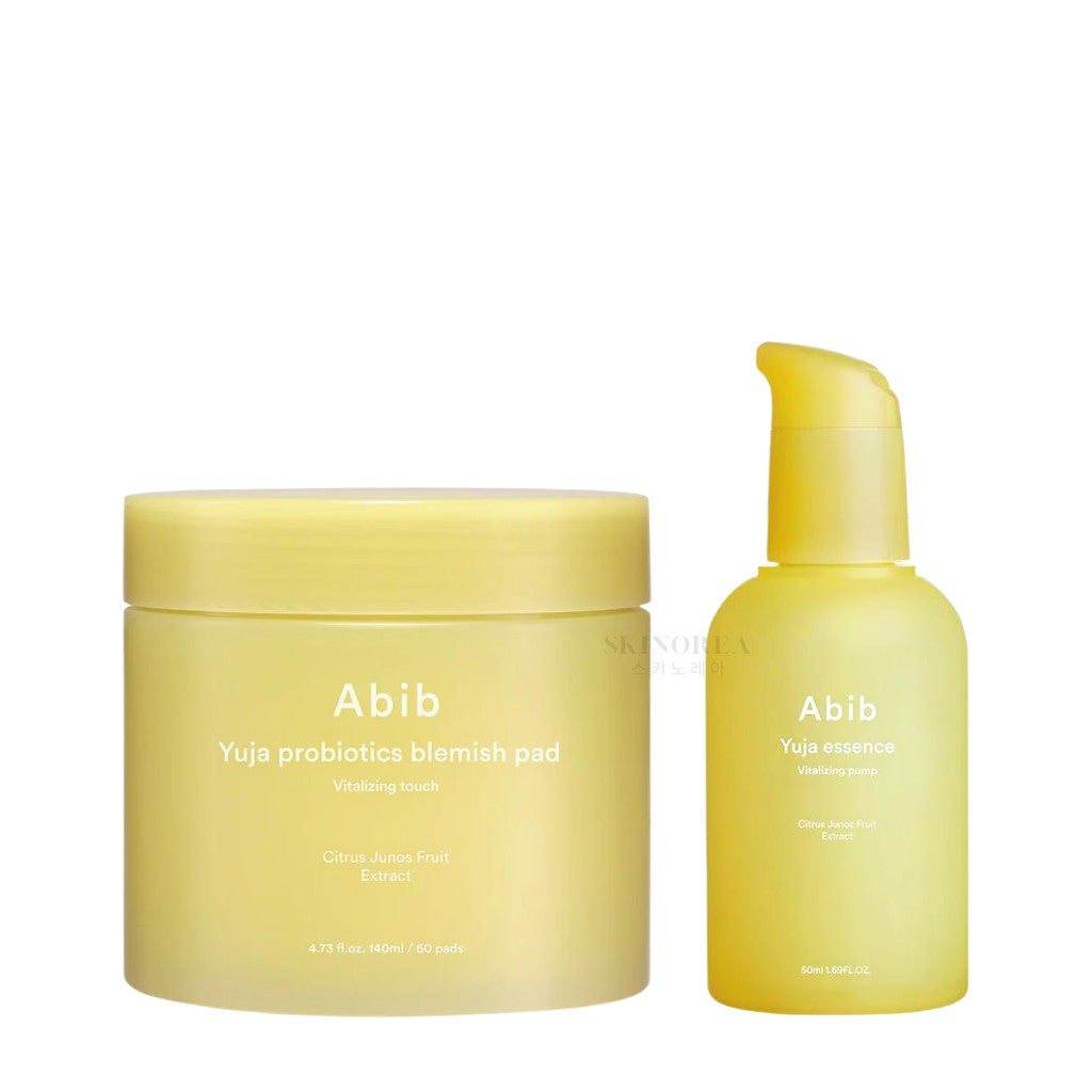 Pack Abib Yuja duo - Probiotics blemish pad + Vitalizing pump