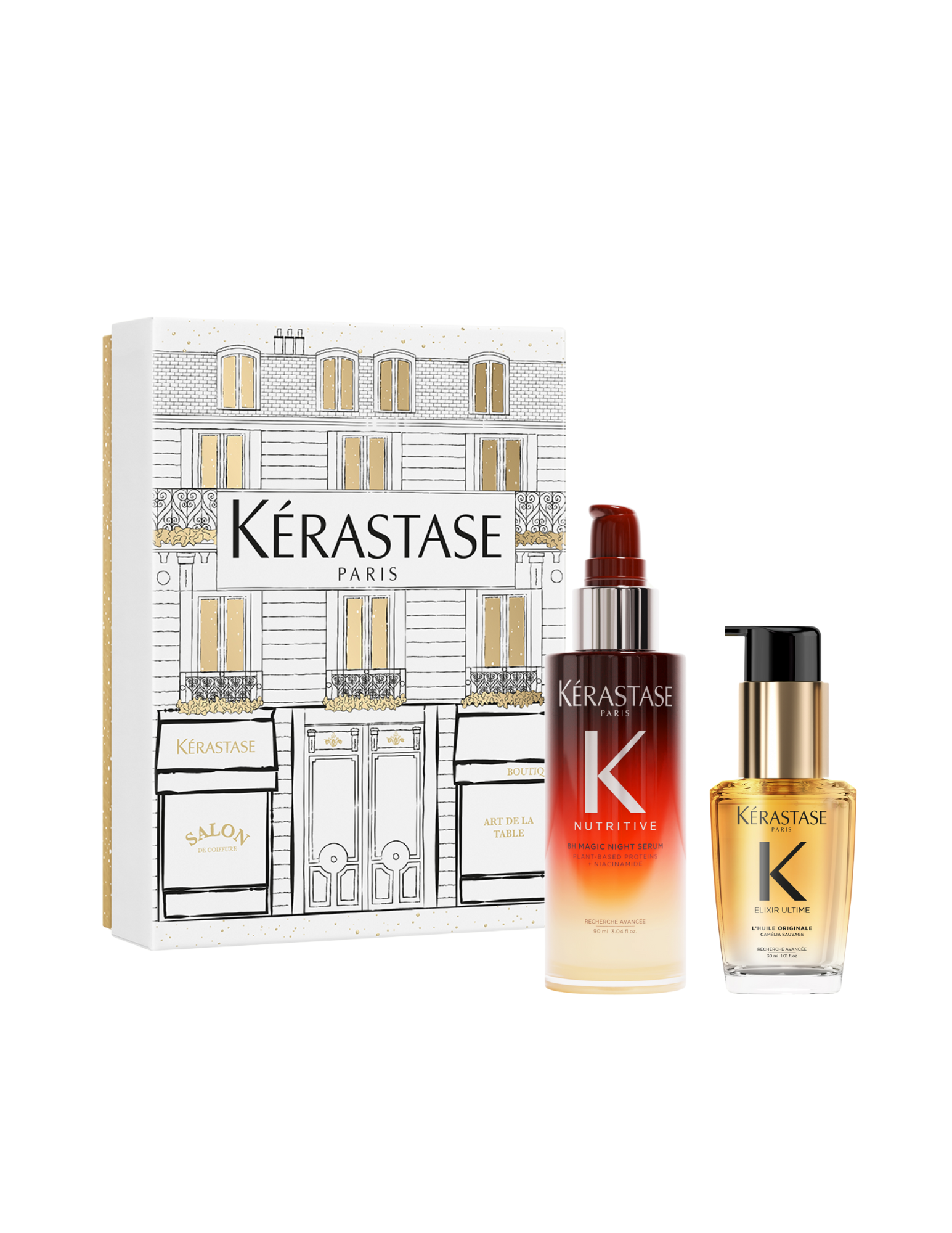 Coffret Découverte de Noël Kérastase - Nutritive & Élixir Ultime
