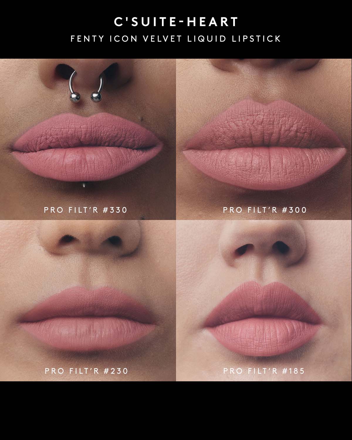 Fenty Icon Velvet Liquid Lipstick — C-Suite'Heart