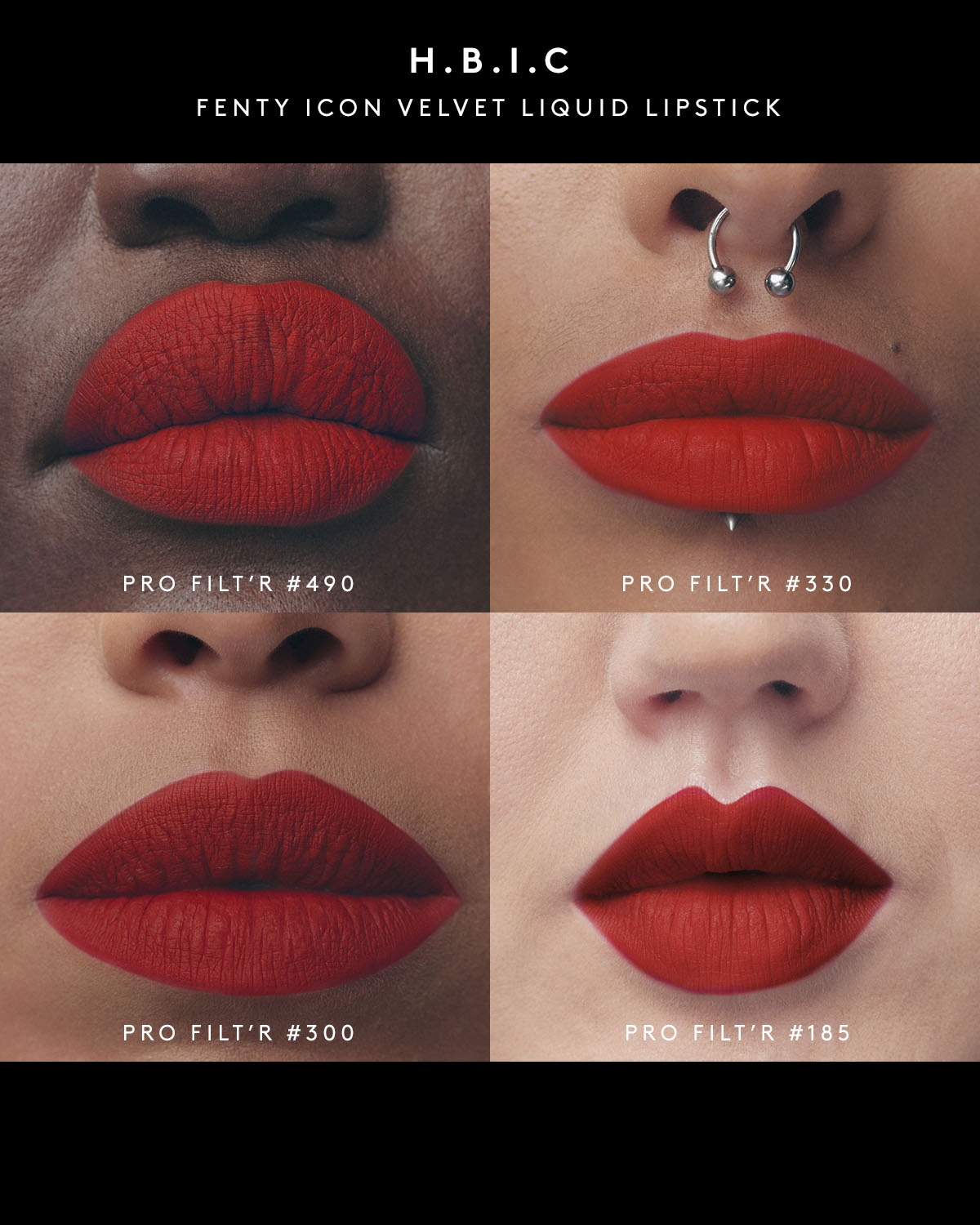 Fenty Icon Velvet Liquid Lipstick — H.B.I.C.