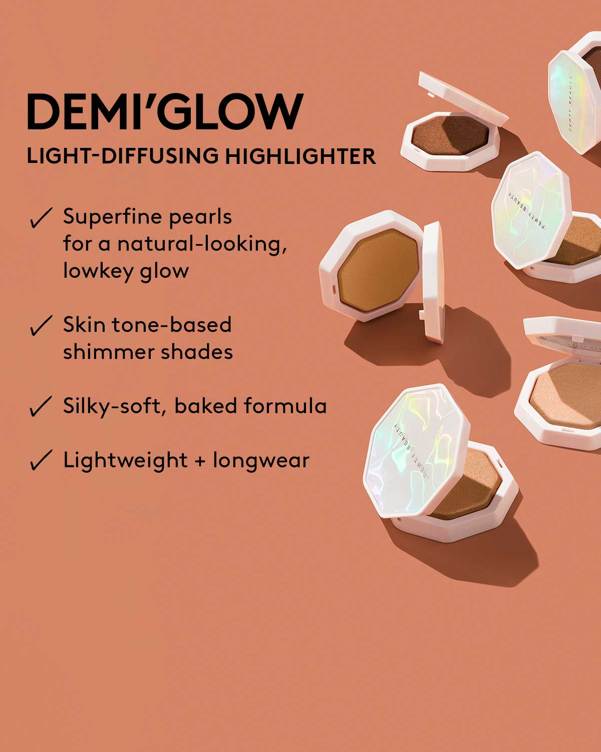 Demi'glow Light-Diffusing Highlighter + Brush Bundle