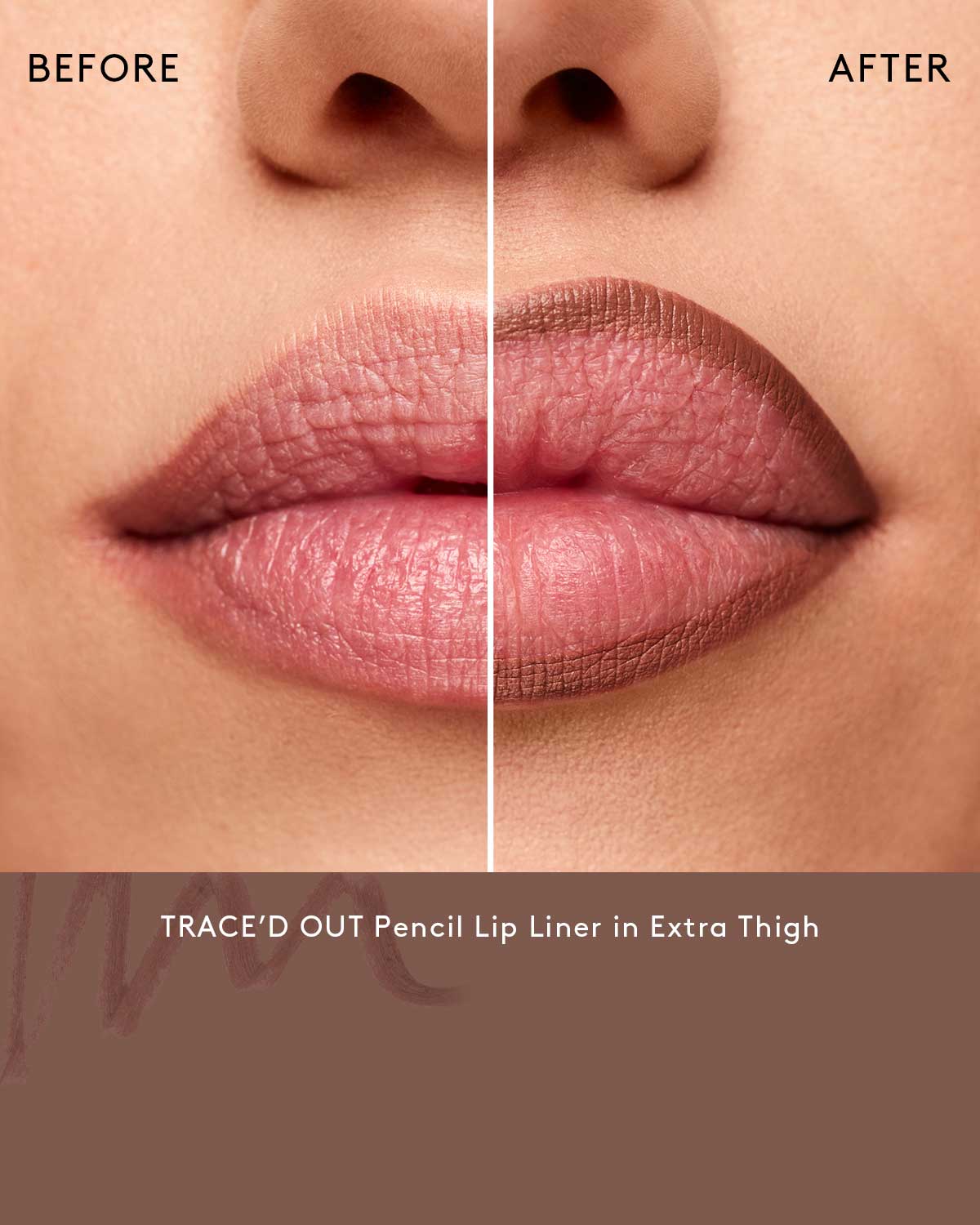 Trace'd Out Pencil Lip Liner—Extra Thigh