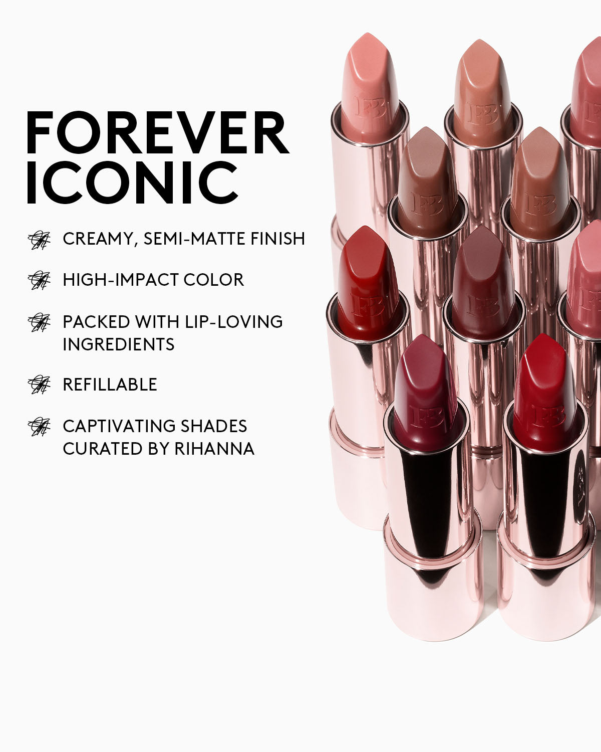Fenty Icon The Fill Semi-Matte Refillable Lipstick — Loud Speak'r