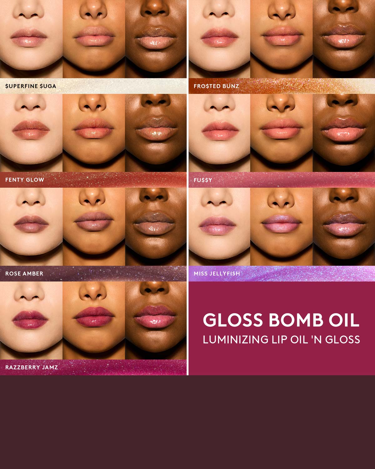 Gloss Bomb Oil Luminizing Lip Oil N' Gloss — Fro$ted Bunz