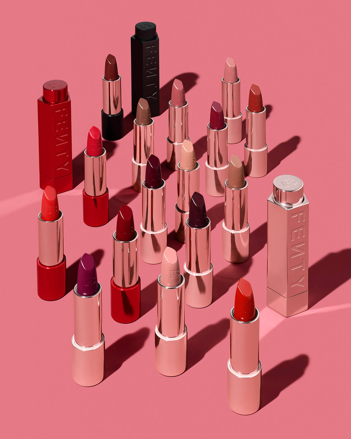 Fenty Icon Semi-Matte Refillable Lipstick Set