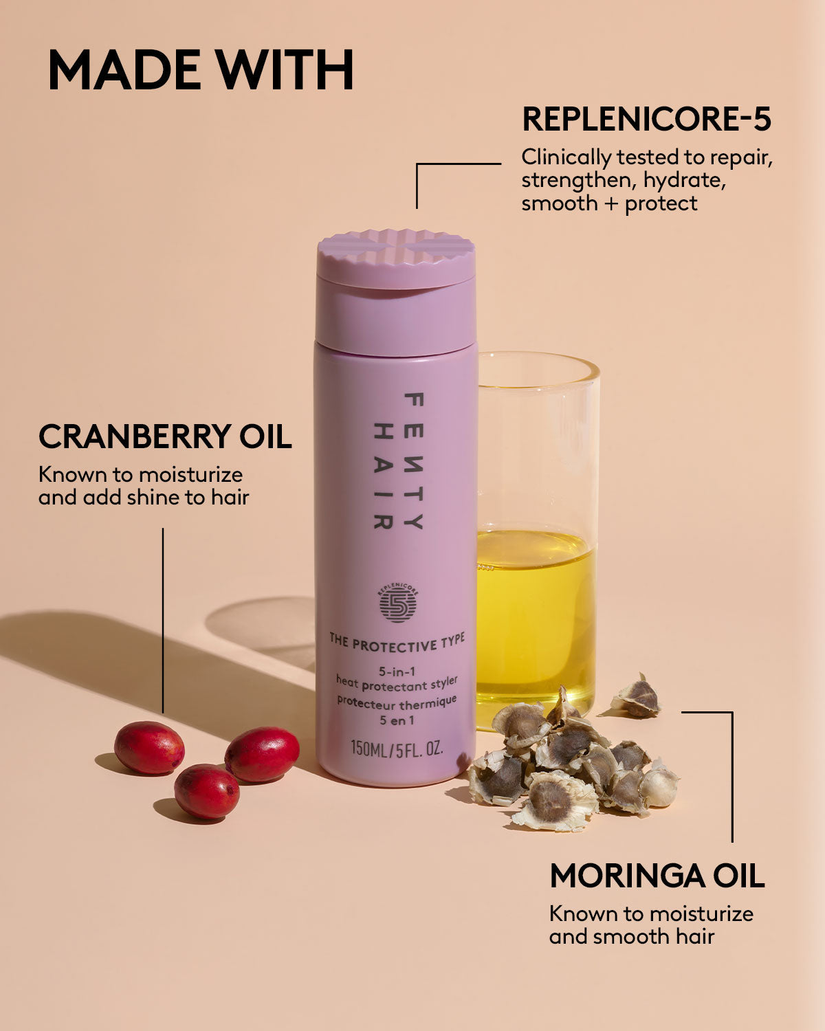 The Protective Type 5-in-1 Heat Protectant Styler