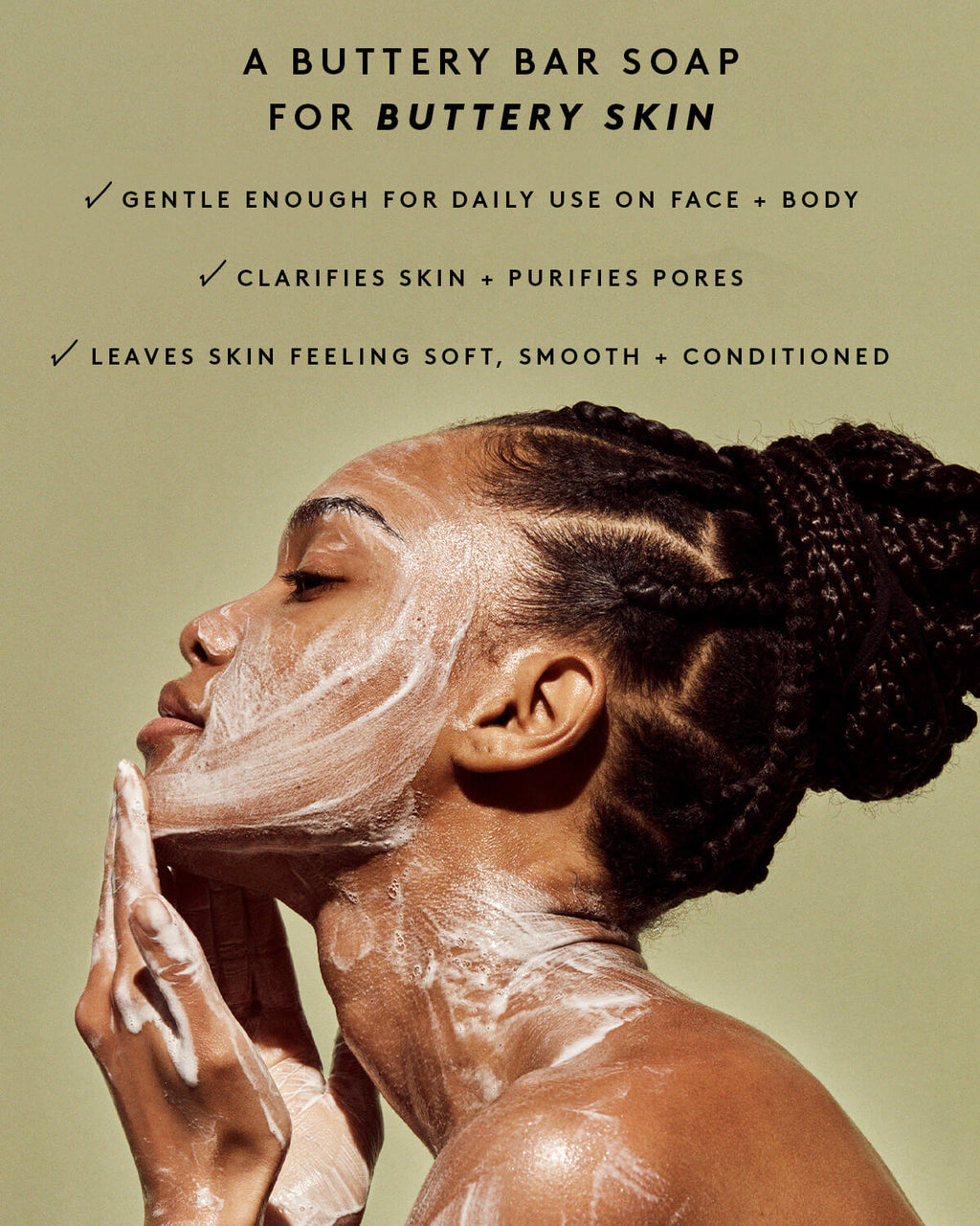 Cocoa Cleans'r All-Over Cleansing Bar + Soap Dish