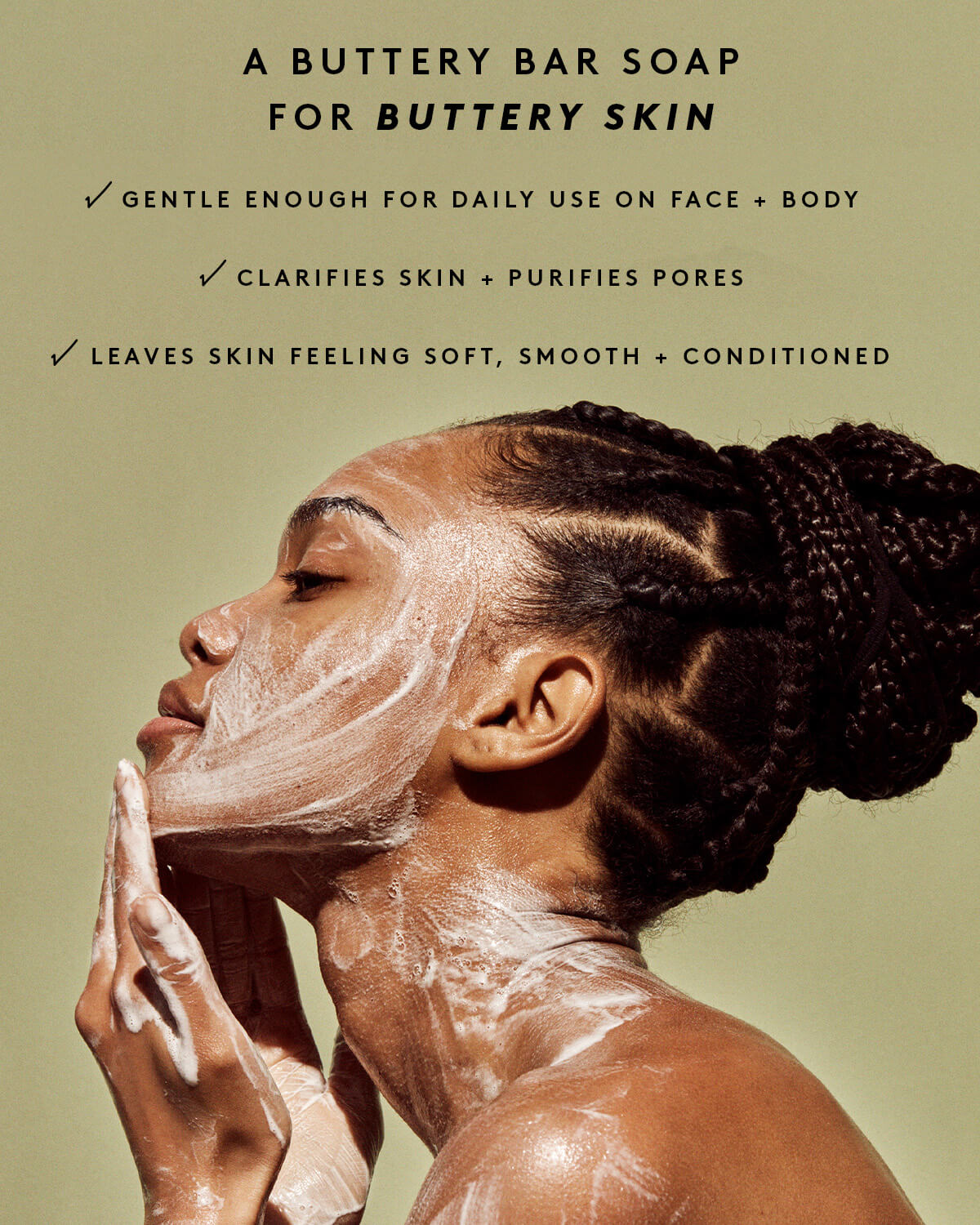 Cocoa Cleans'r All-Over Cleansing Bar + Soap Dish