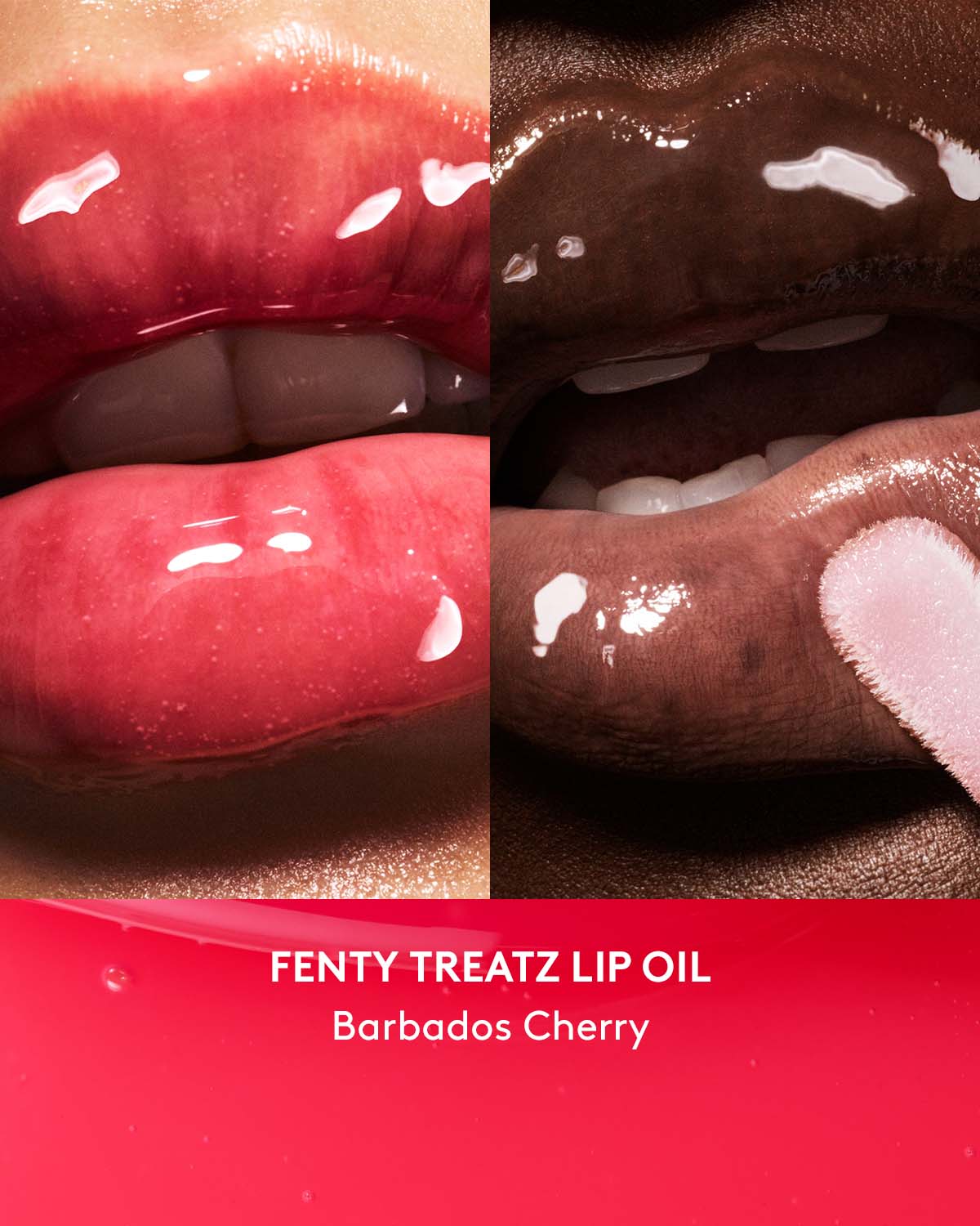 Fenty Treatz Hydrating + Strengthening Lip Oil — Barbados Cherry