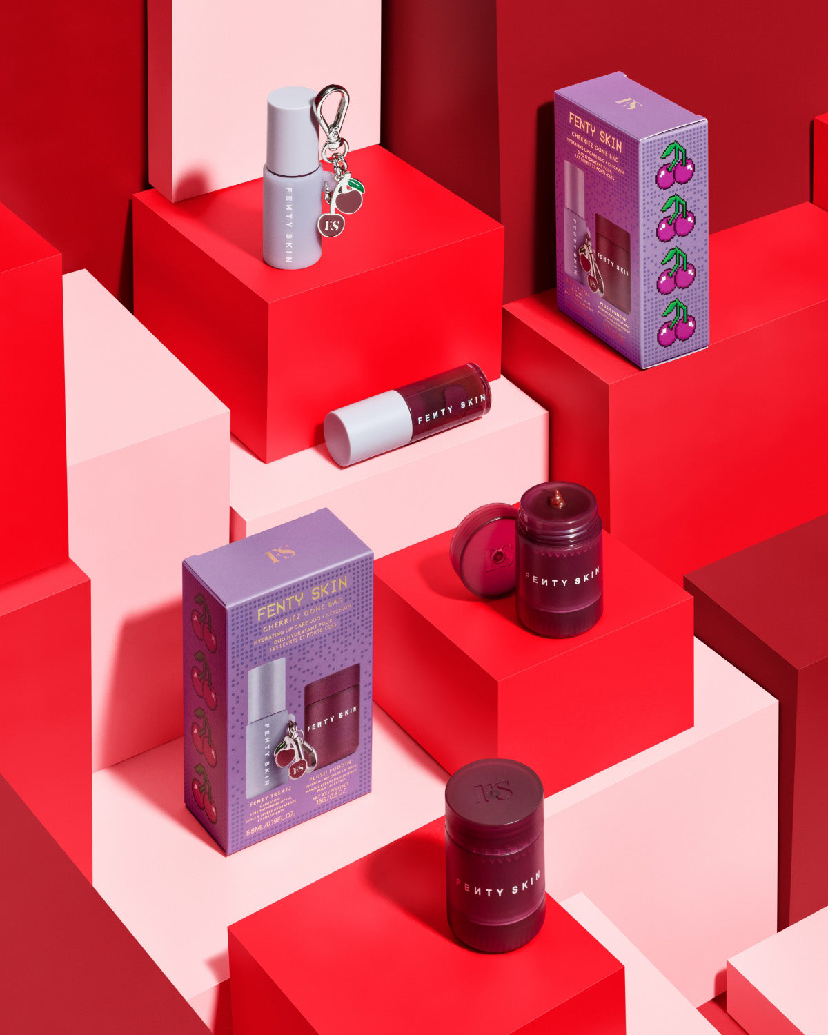 Cherriez Gone Bad Hydrating Lip Care Duo + Keychain