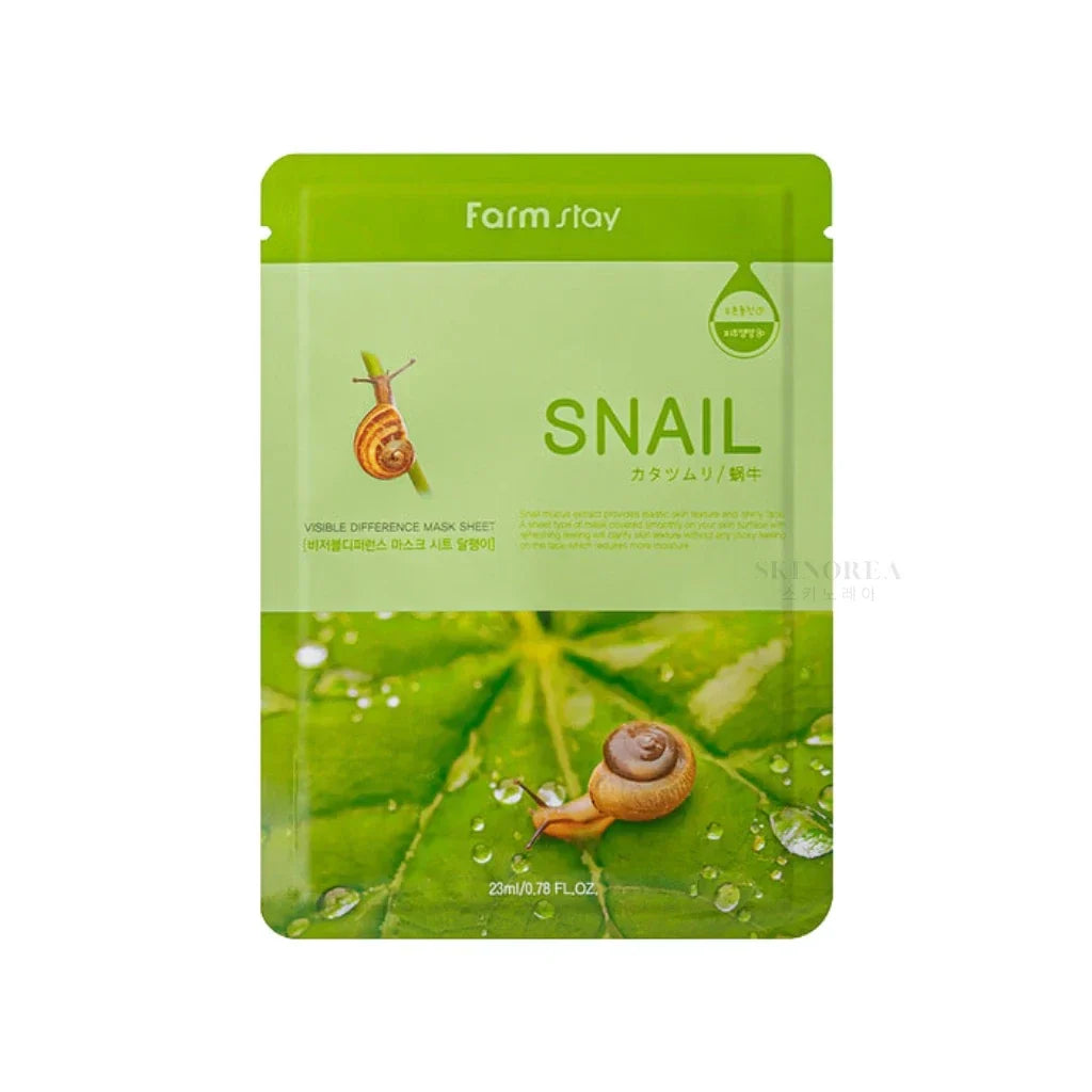 Farmstay - Visible Difference Mask Sheet Snail Mucin