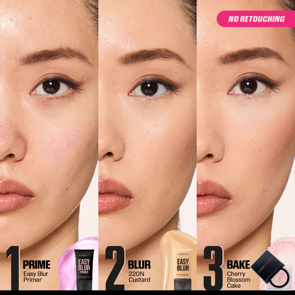 Fond de teint Easy Blur Airbrush effet naturel à la niacinamide – Teinte 220 Custard