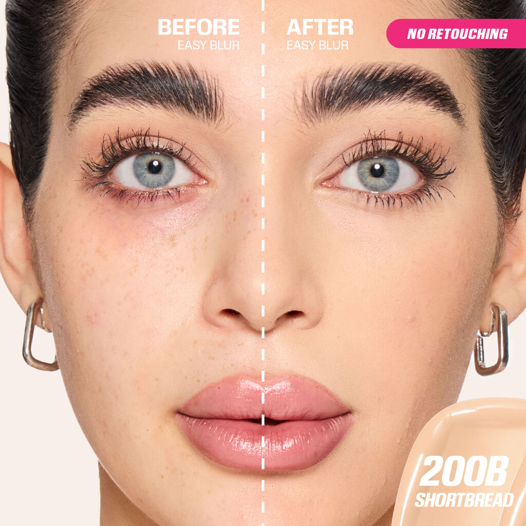 Fond de teint Easy Blur Airbrush effet naturel à la niacinamide – Teinte 200 Shortbread