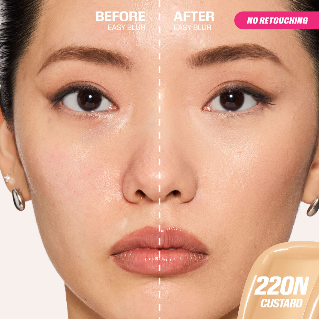 Fond de teint Easy Blur Airbrush effet naturel à la niacinamide – Teinte 220 Custard