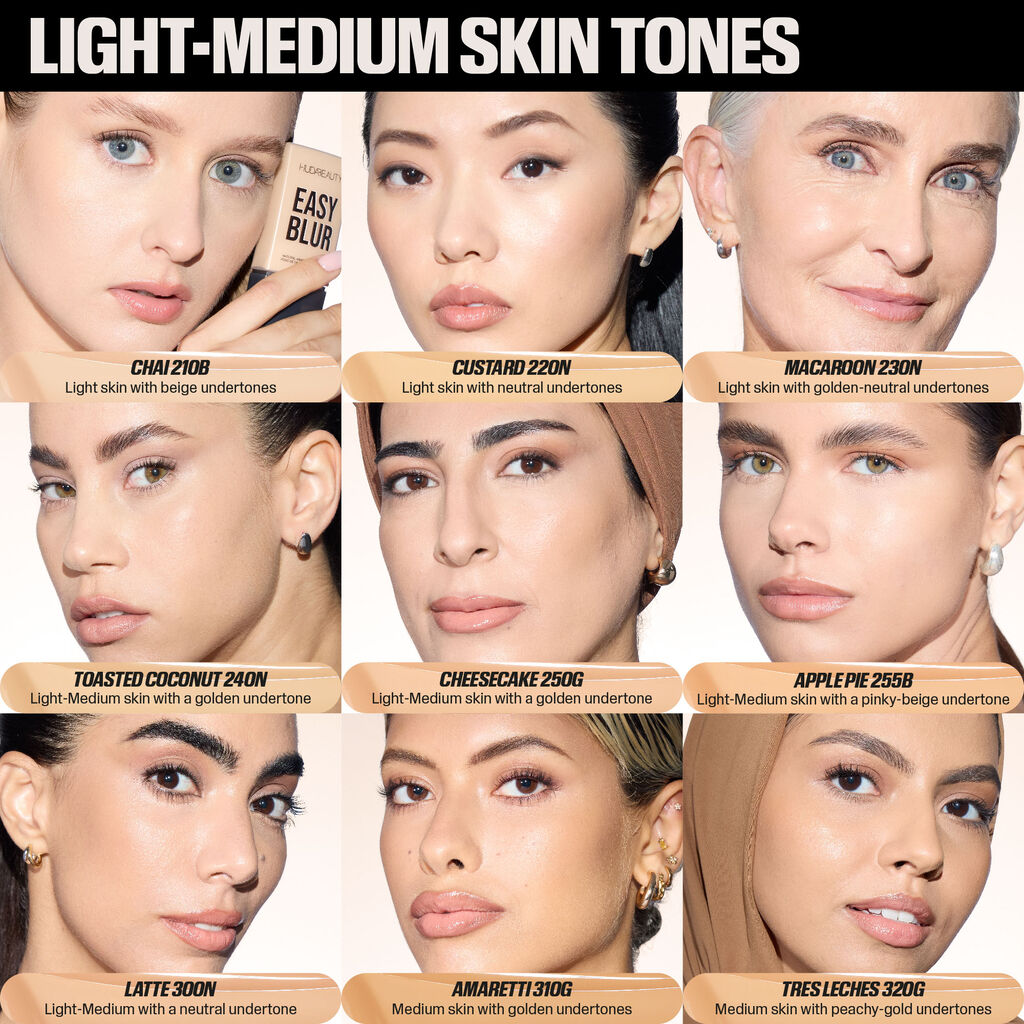 Fond de teint Easy Blur Airbrush effet naturel à la niacinamide – Teinte 220 Custard