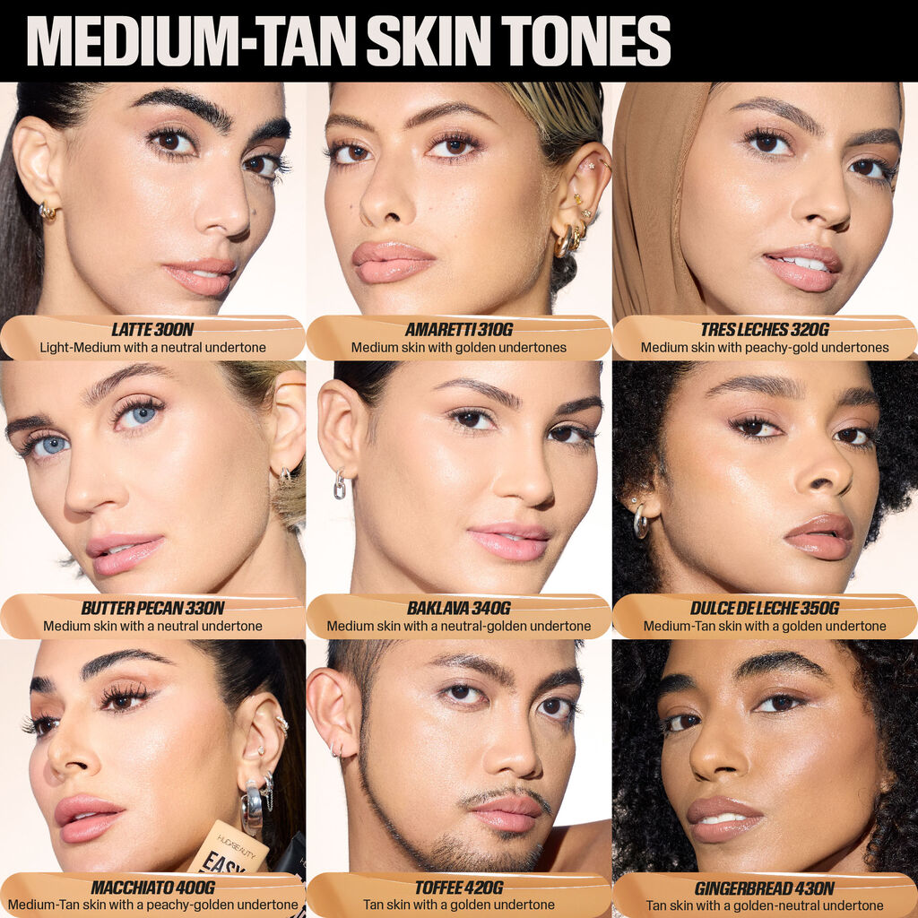 Fond de teint Easy Blur Airbrush effet naturel à la niacinamide – Teinte 340 Baklava