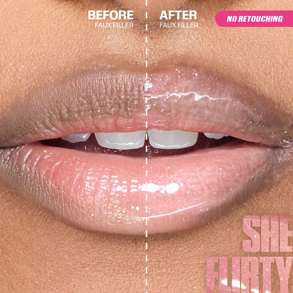 Gloss repulpant effet glacé Icy Nude Faux Filler – Teinte She Flirty