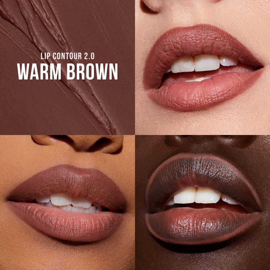 Duo Crayons à lèvres Lip Contour – Teinte Yummy Brown (Warm Brown & Rich Brown)