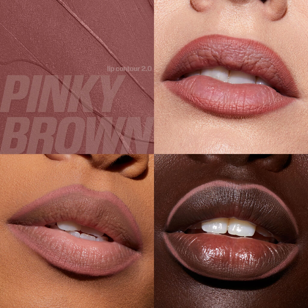 Huda Beauty – Coffret lèvres Pink Kit Juicy Bombshell (Lip Liner Pinky Brown + Rouge à lèvres Bombshell)