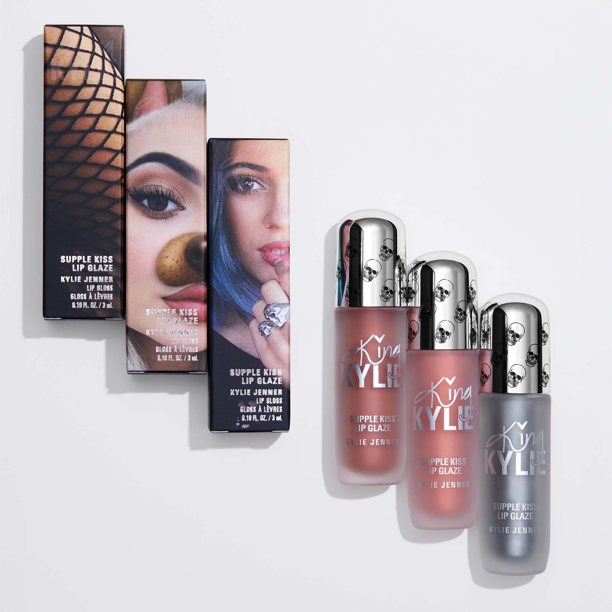 King Kylie Supple Kiss Lip Glaze Trio