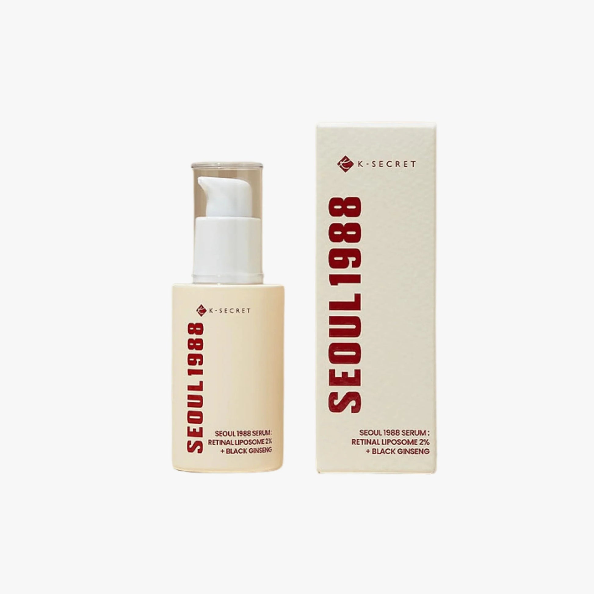 SEOUL 1988 Serum : Retinal Liposome 2% + Black Ginseng 30ml