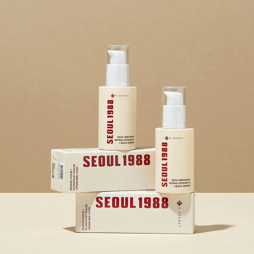 SEOUL 1988 Serum : Retinal Liposome 2% + Black Ginseng 30ml