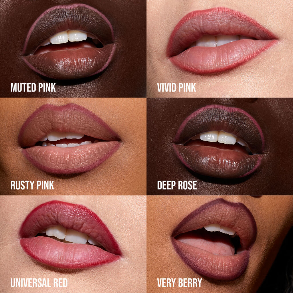 Huda Beauty – Crayon à lèvres automatique Lip Contour 2.0 – Teinte Vivid Pink