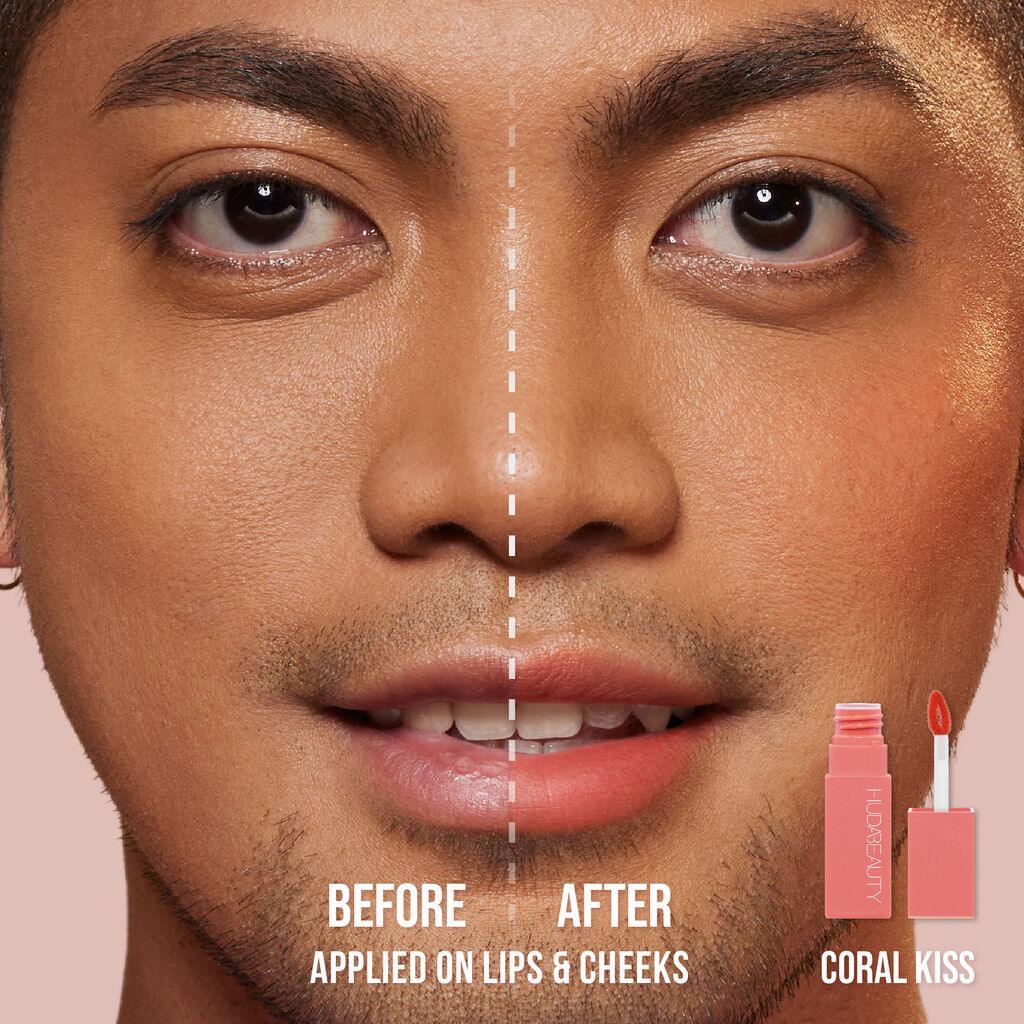 Baume teinté lèvres & joues satiné – Teinte Coral Kiss
