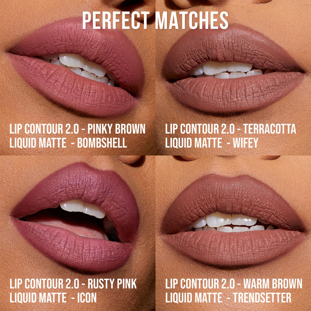 Crayon à lèvres automatique Lip Contour 2.0 – Teinte Pinky Brown (Bombshell)